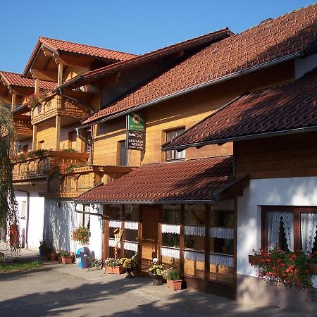 Pension Weghof Mit Gasthaus Böbrach Exteriör bild